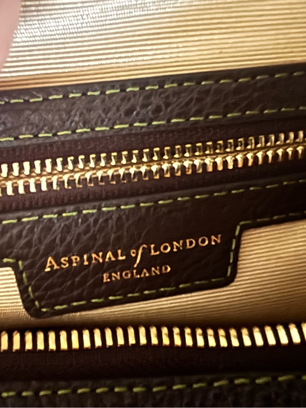Aspinal of London Hudson Midi in Chocolate Milled Pebble - Picture 11 of 16